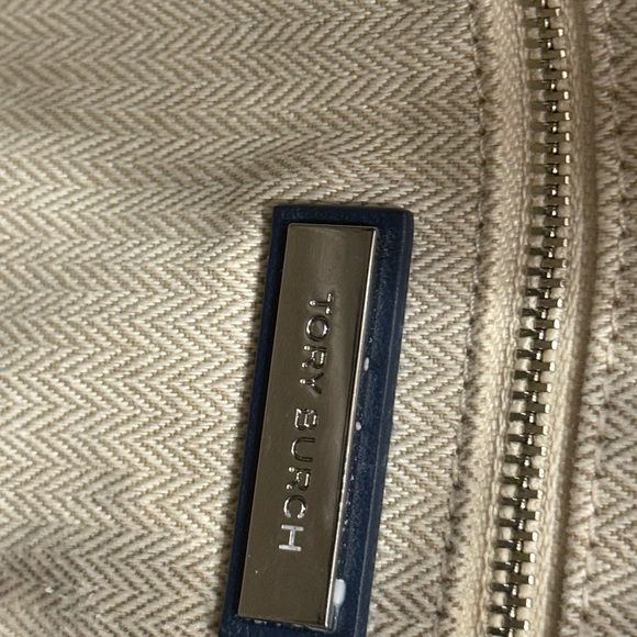 Tory Burch Denim Quilted Shoulder Bag - Picture 7 of 11